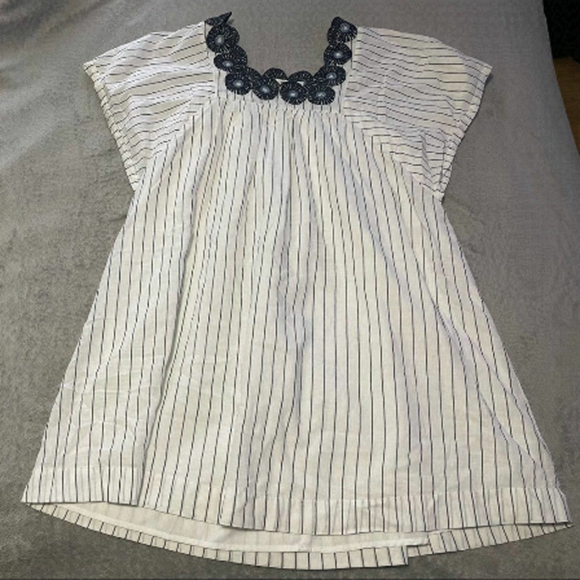 MADEWELL embroidered butterfly dress size xs fits bigger EUC - Picture 2 of 6
